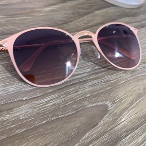 Rose Gold Pink Sunglasses